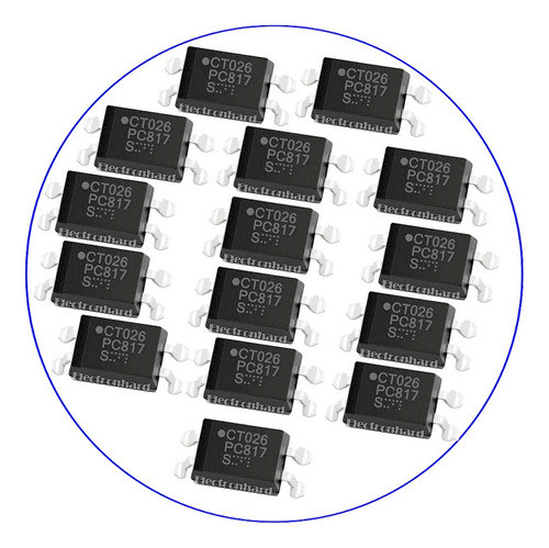 Set X 15 Pc817 Smt Gullwing Montaje Superficial Pc 817 Smd 0