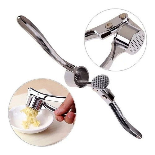 Pinza Prensa Pica Ajo Acero Inoxidable Cocina Gourmet Profes 1