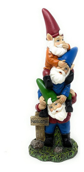 Nature's Mark 3 Gnomos Apilados No Veas El Mal Habla No Hay 0