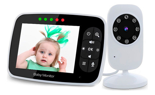 Babá Eletrônica Baby Monitor Câmera 2.4ghz Tela 3.5 Pol. 0