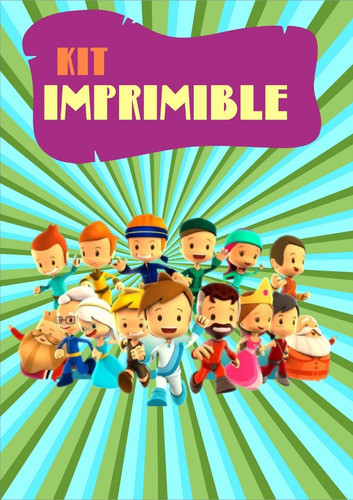 Pequeños Héroes  Kit Imprimible Personalizados Cumpleaños 0