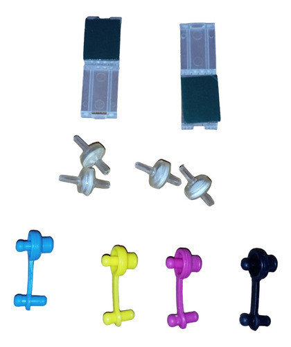 Kit Tampões Filtro Presilhas Retangular Instalação De Bulk 0