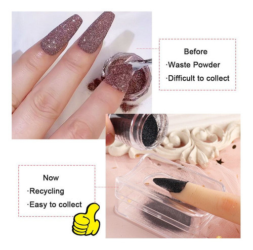 Sistema De Reciclaje De Polvo Glitter Manicuria 1
