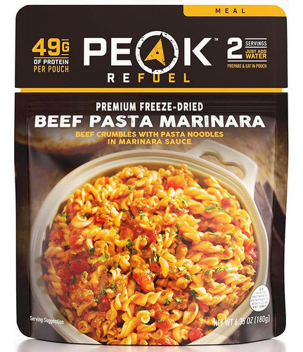 Peak Refuel Pasta De Ternera Marinara | 49g De Proteína | 10 0