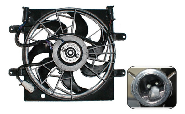 Electroventilador Hyundai Excel  Scoupe (radiador De Agua) 0 Electroventilador Hyundai Excel  Scoupe (radiador De Agua) 0