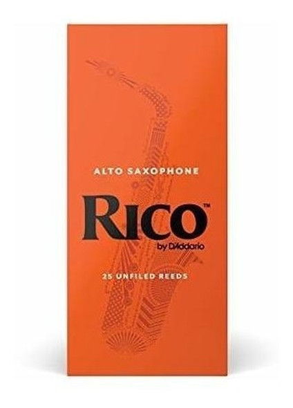 Cañas Para Saxo Tenor Rico Strength 2.0 Paquete De 25 Unid. 1