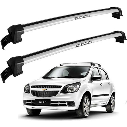 Barras Techo Eqmax New Wave Chevrolet Agile 2009-2014 Gris 0