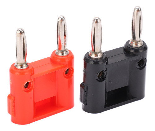 Wire Banana Plug, 5 Conjuntos, Adaptador Duplo Niquelado De 1