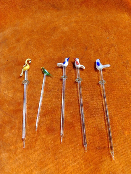 Pinches Para Copetin De Cristal De Murano Forma De Animlaes 1