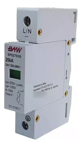 Protector Descargas 275v 20ka Sobretension Atmosfericas Baw. 1