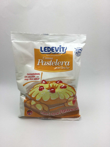 Crema Pastelera Polvo Ledevit X250grs Cotillon Sergio Once 1
