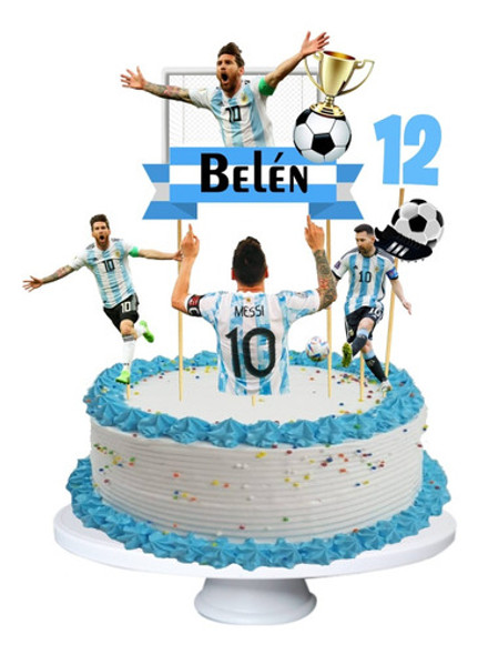 Cake Topper Messi Adorno Para Torta 0