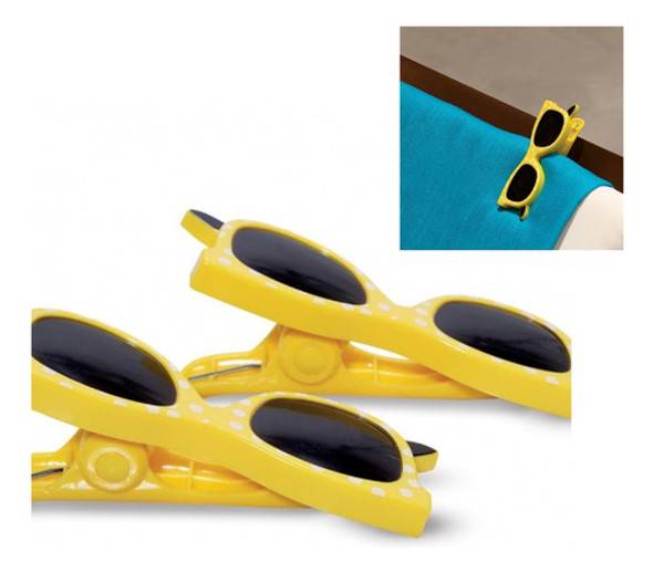 Prendedores De Toalhas Óculos Cilp Para Cadeira De Praia 0