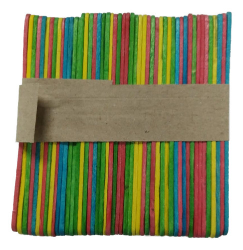 50 Palitos Helado Color Surtidos Manualidades Maquetería 0