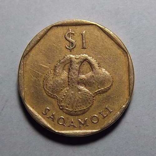 Fiji 1 Dólar 1995 Excelente Km 73 Colonia Británica 0