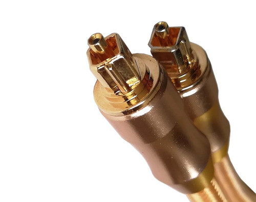 5 Pies 24 K Gold Plated Toslink Digital Cable Óptico De Audi 1