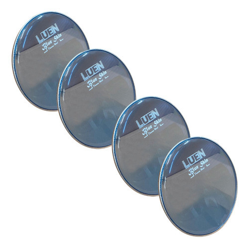 Kit C/ 4 Peles Batedeira Blue Skin Clear Luen 12'' *promoção 0