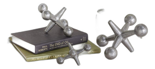 Benzara 44580 Extraordinaria Escultura De Conectores Metal J 1