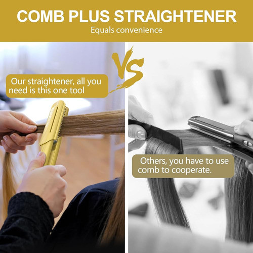 Plancha De Pelo Con Peine Desmontable (s02) 1