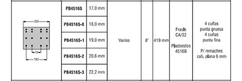 Randon - Bloques De Frenos 8 Trozos - Equiv (ca/32 Xxx) 1