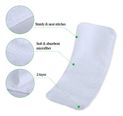 Teamoy Almohadillas De Pañales Reutilizables Para 1