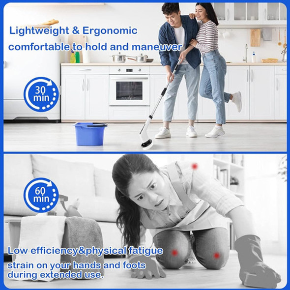 Fregadora Giratoria Eléctrica, Cepillo De Limpieza Inalámbri 1