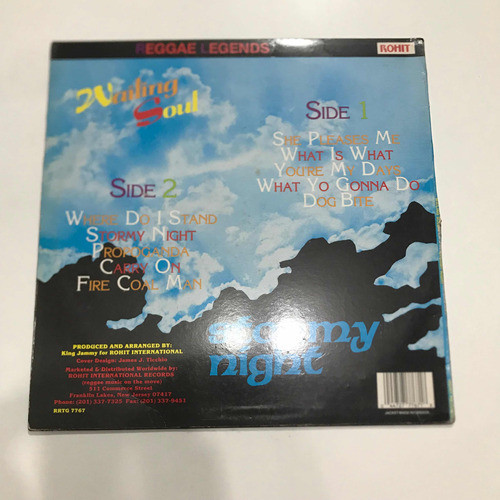 Lp Reggae- Wailing Soul ( Stormy Nigth ) 1