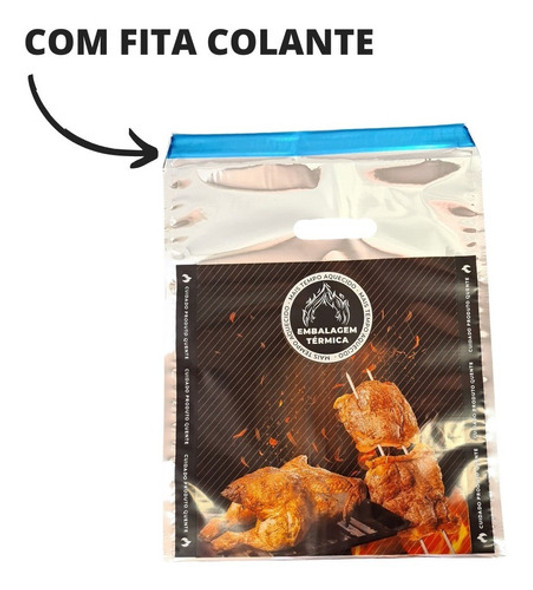 Embalagem Térmica Assados Frangos Costelas Carnes - 600 Unid 1