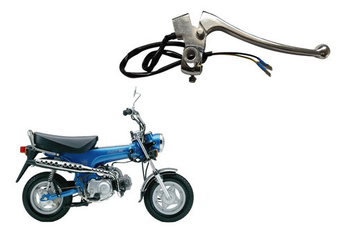 Soporte D / Espejo Negro Honda Dax C / Manija 10mm Tdm 0