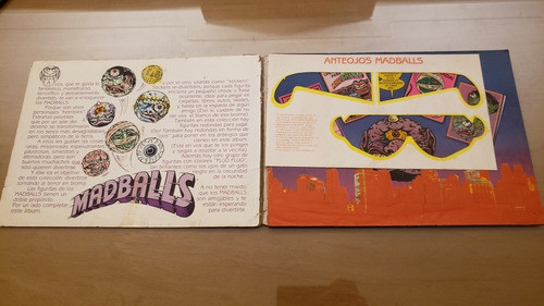 Álbum Madballs Cromy Con 96 Figus Faltan Hojas Buen Estado 1