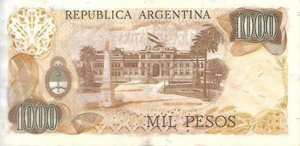 Bottero 2439 1000 Pesos Ley 18188 Fil 1 Mb++ Palermo 1