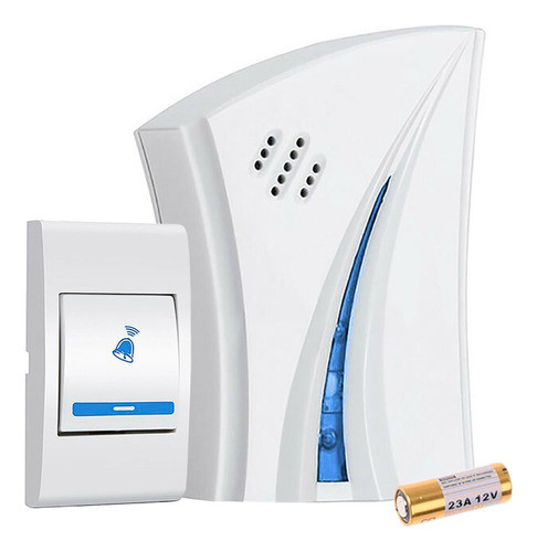 Timbre Inalambrico A Pilas Con Sonido Sin Luz Ni Cables 0