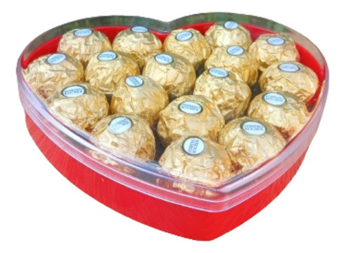 Ferrero Rocher Chocolate Bombones Caja Corazon Regalo X19uni 0