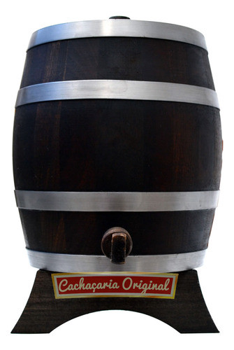 Barril Pipa Envelhecer Cachaça Vinho Carvalho Vertical 3l 0