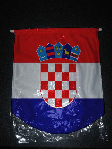 Banderin De Paño 36cm Bandera Croacia 0