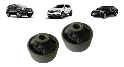 Kit 2 Bujes De Parrilla Grande Liso Nissan Sentra 2010/2013 0