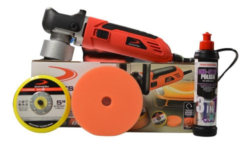 Kit Pulido Abrillantado 3 En 1 + Pulidora Roto Orbital 0