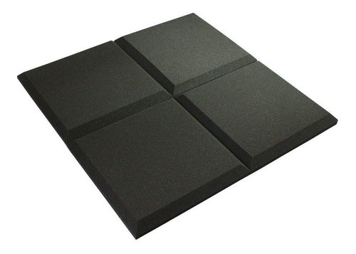 Espuma Acústica  Lisa 25 Placas - 50 X 50 X 2cm - Antichamas 0