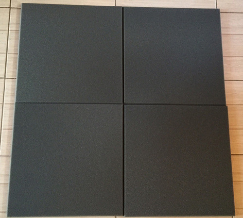 Espuma Acústica  Lisa 25 Placas - 50 X 50 X 2cm - Antichamas 1