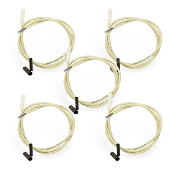 Kit 5 Sensor Temperatura 10k Geladeiras Frost Free Antigas 0