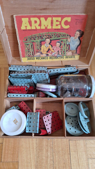 Juego De Mecano Antiguo, Marca Armec, Décadas 40-50s 0