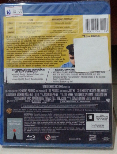 Blu-ray Disc - O Segurança Fora De Controle 1