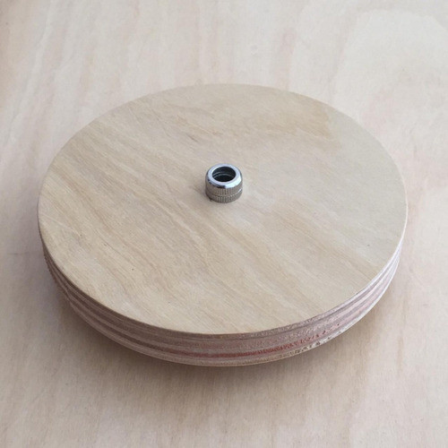 Florón De Guatambú Redondo Con Cruceta, Varilla Y Terminal. 0