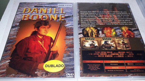 Box Dvd Daniel Boone - Dublagens Classicas (8 Dvds ) 0