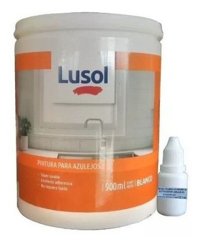 Pintura Lusol Blanco 0.9l Azulejos Cerámica - Ynter 0