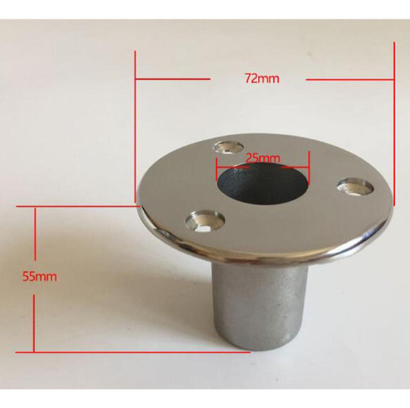Suporte De Corrimão Suporte De Haste De Aço Inoxidável De 1