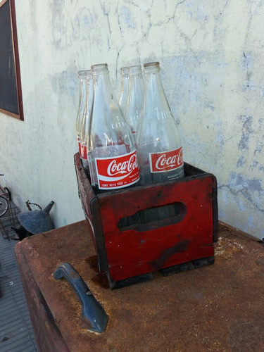Casillero Coca Cola De Madera 1