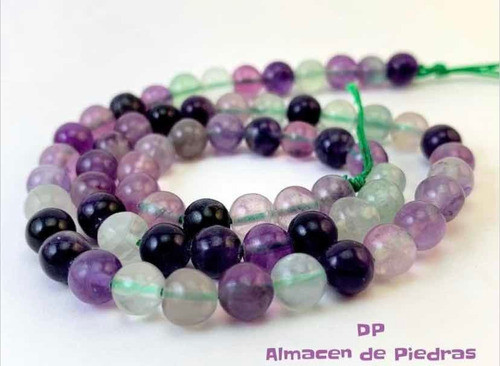 Perlas De Piedra Fluorita 10mm 1