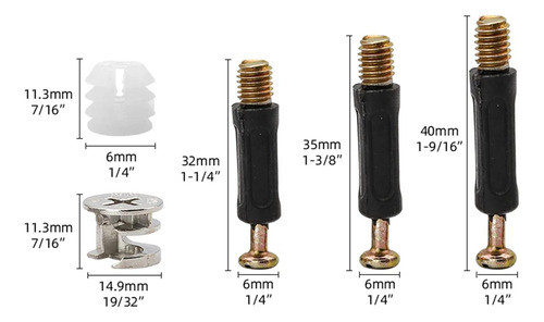 Conjunto De Hardware De Conexão De Móveis De 108 Peças, 1