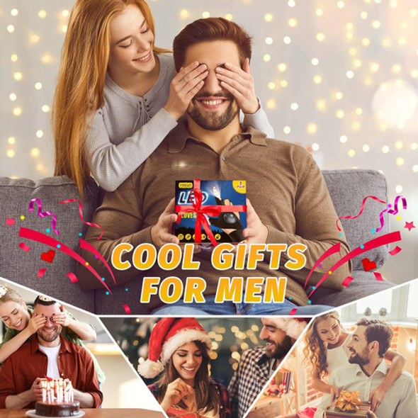 Gifts For Men , Led Flashlight Gloves, Cool Gadgets Christm. 1